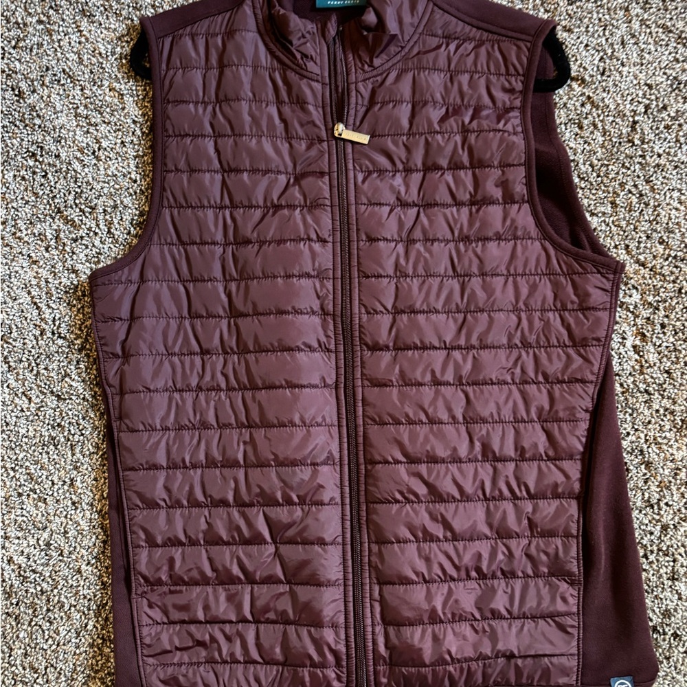 Men's Brown Quilted Vest